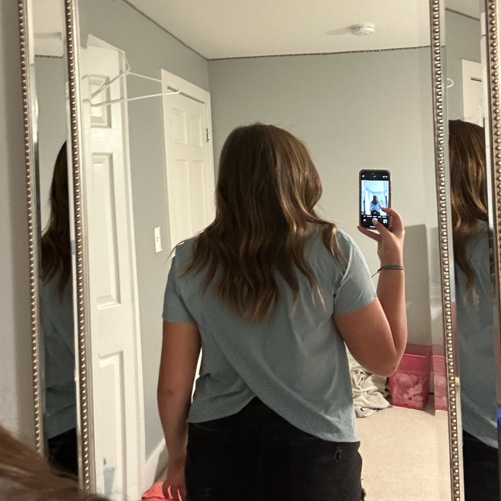 This is a lululemon short sleeve top